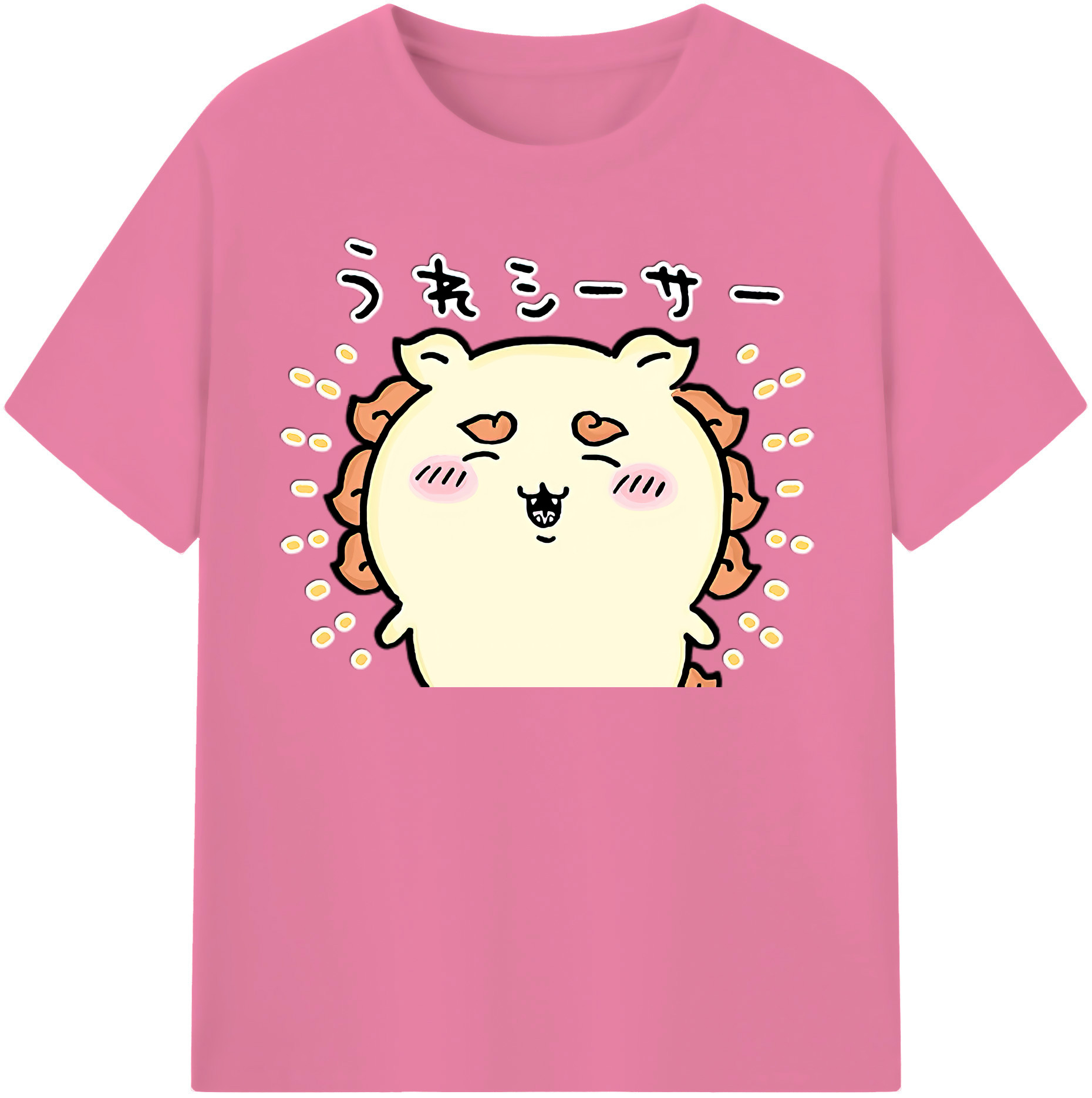 （画像用） ちいかわ シーサー Chii-kawa Shisa 綿100％半袖Tシャツ（フロントプリント）